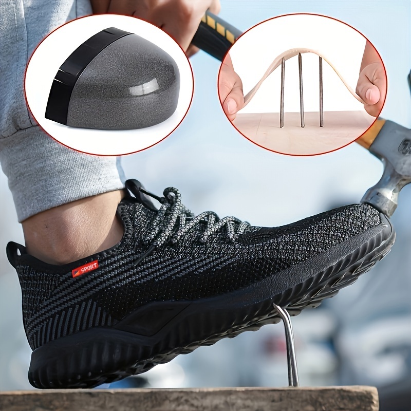 Zapatos De Seguridad Para Hombres Nuevos Zapatos De Trabajo Con Punta De  Acero Zapatillas De Trabajo A Prueba De Pinchazos Calzado Protector  Masculino