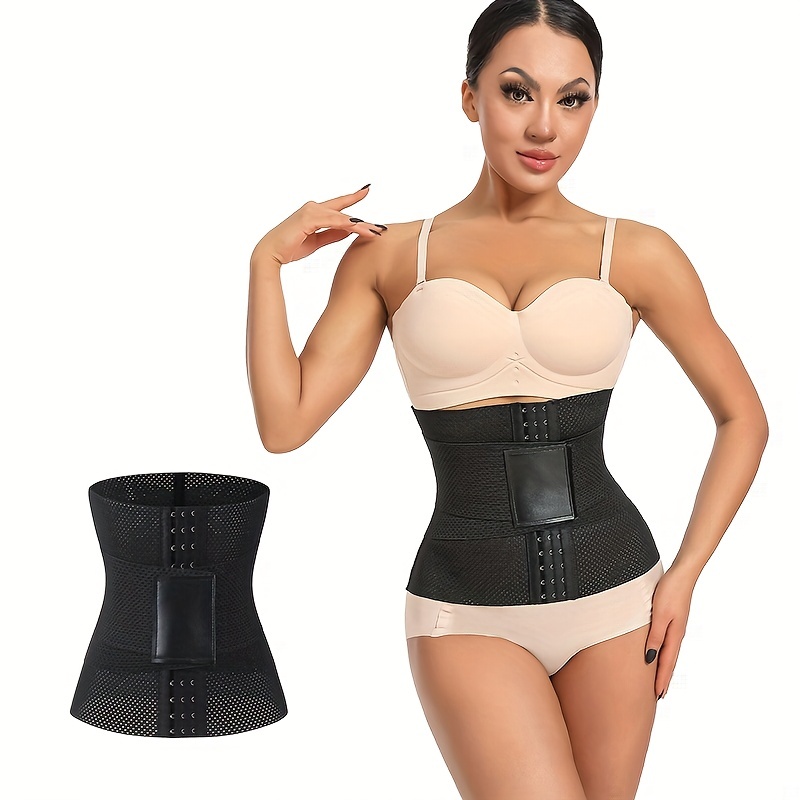 Elastic Fitness Band Waist Trainer Waist Trimmer Hook loop - Temu Australia