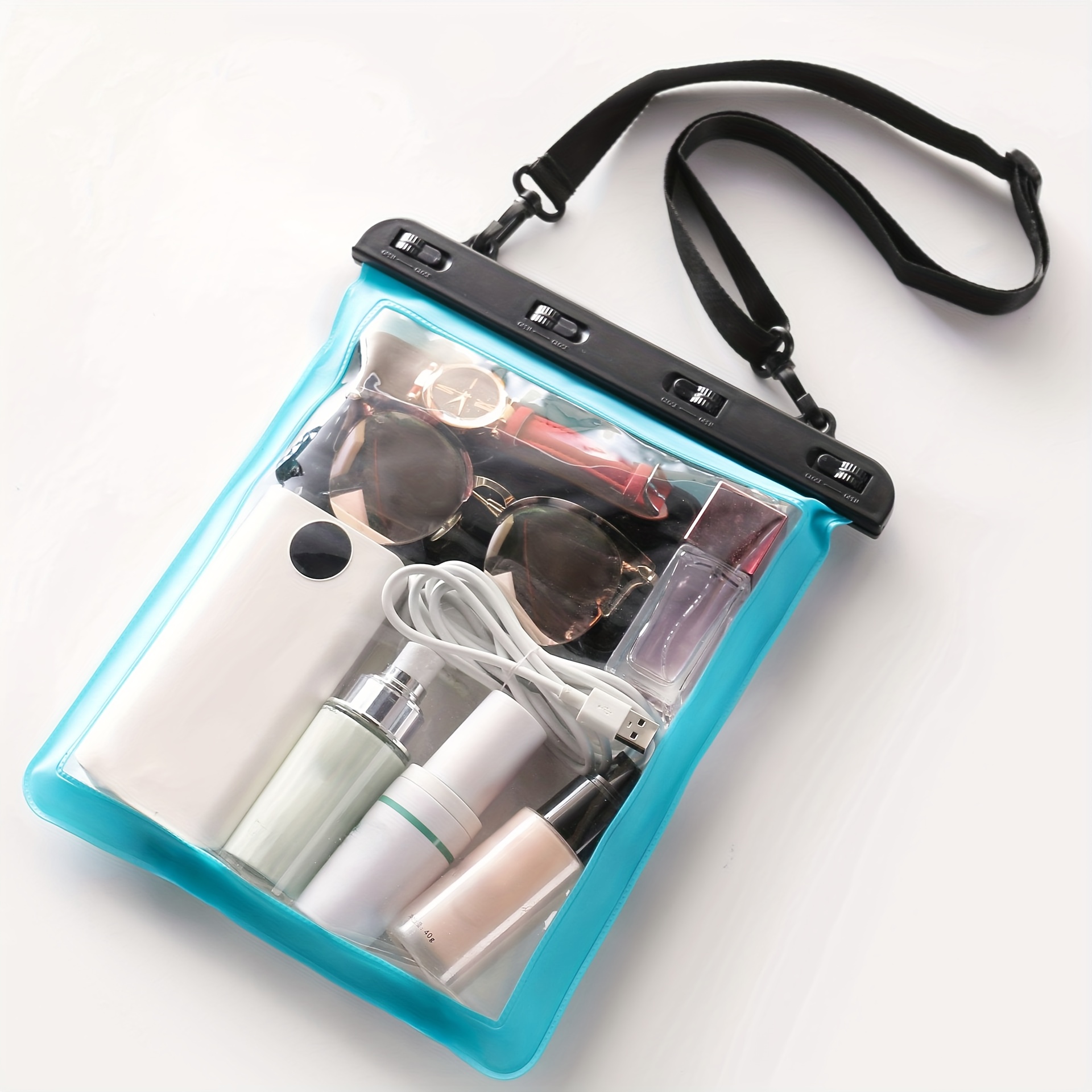 Sac Téléphone Portable Transparent Étanche Sac Rangement - Temu France