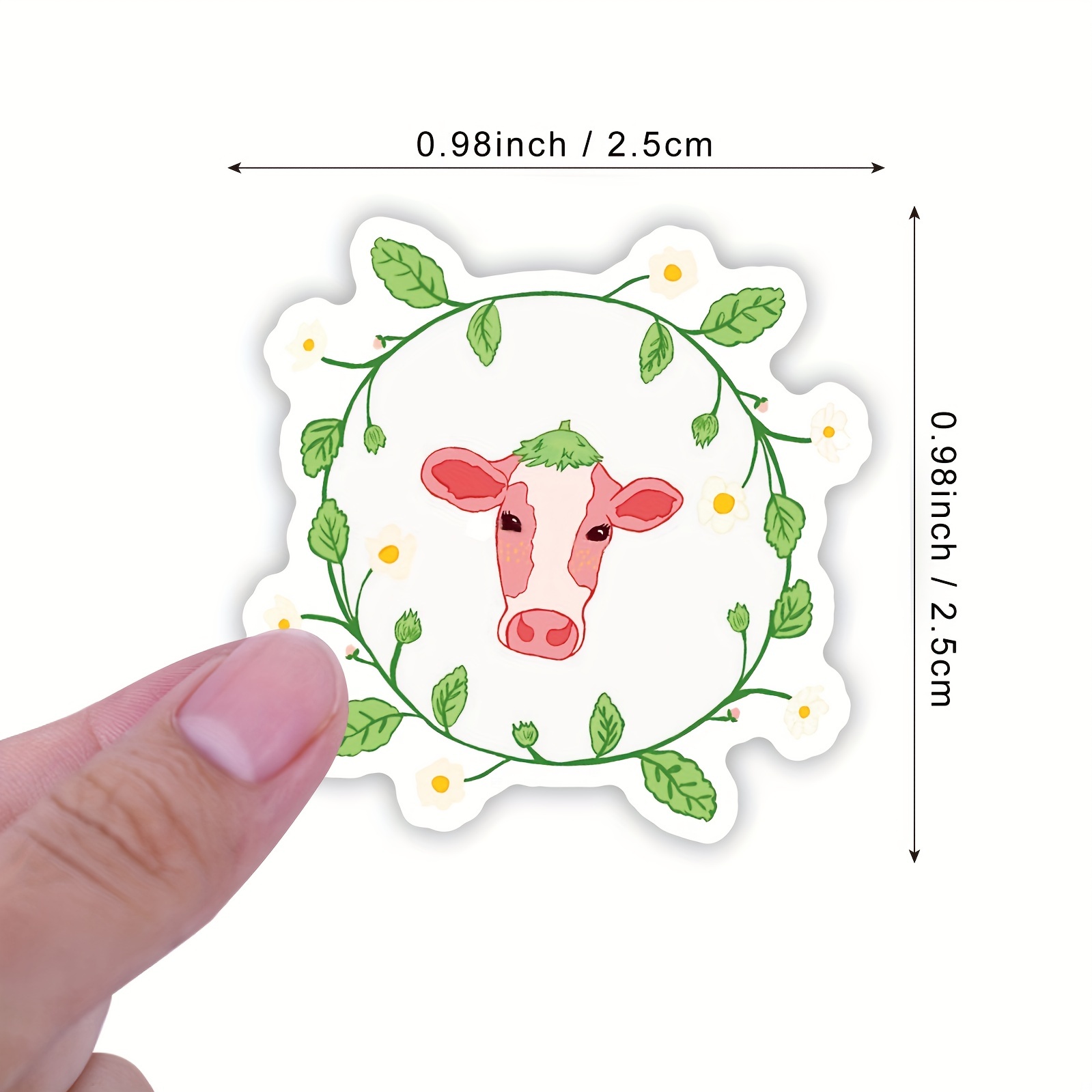 Pink Cow sticker