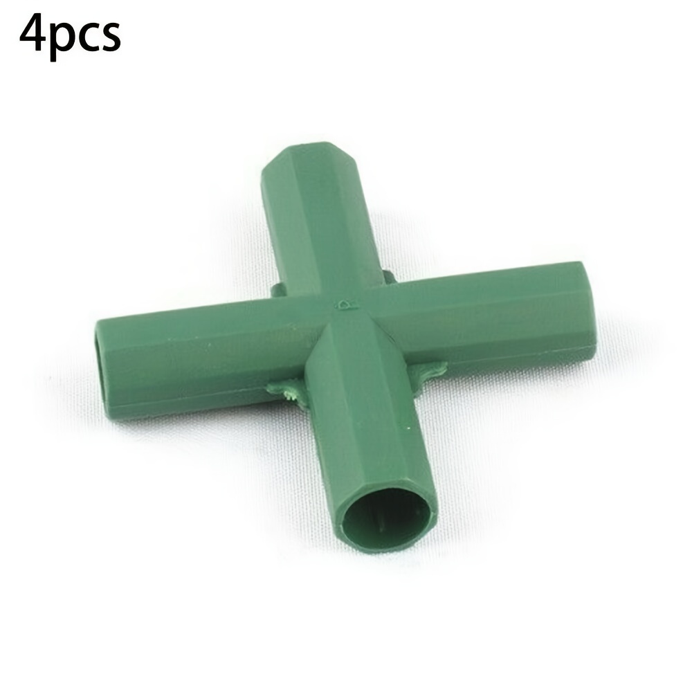 Lot De 4 Raccords En Plastique Pour Cadre De Serre 16 Mm - Croix 4 Voies, Pour Auvent Jardin, Bricolage - 3