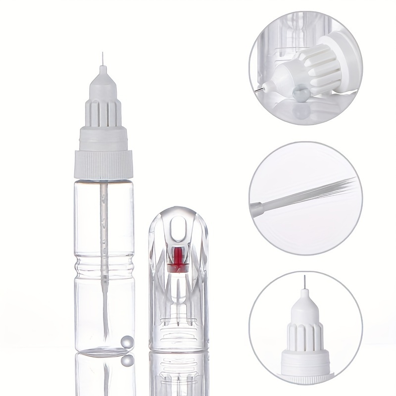 Precision Needle Tip Glue Applicator Bottle Brush Bottle Car - Temu