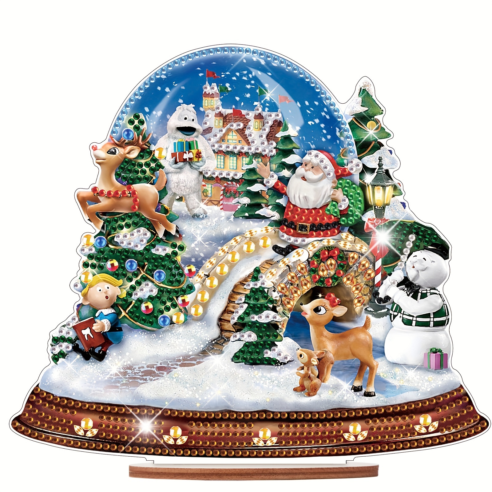 Diy 5d Christmas Angel Diamond Painting Ornaments Kits - Temu