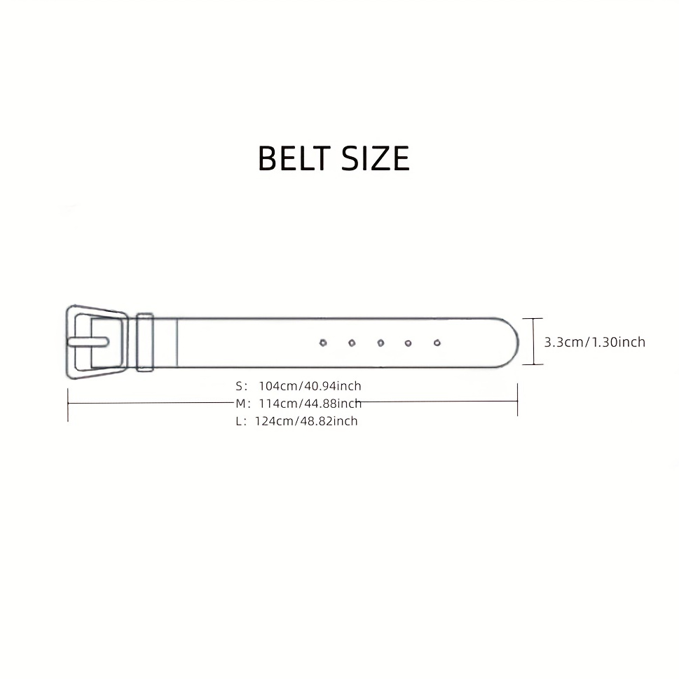 Casual Square Belt For Men