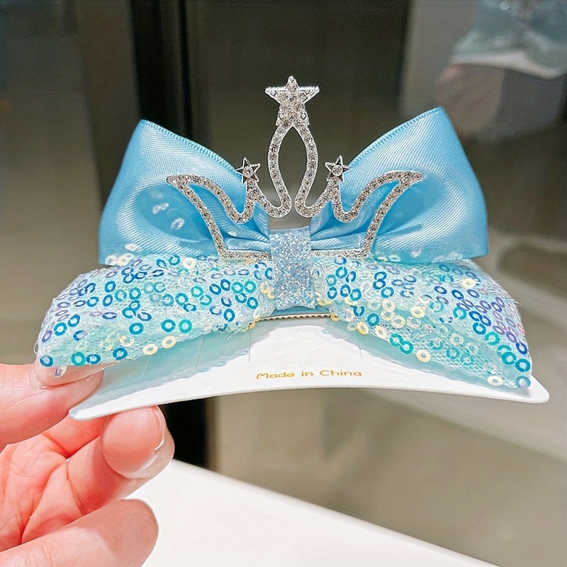 Disney Hair Tie - Princess Bow with Crown