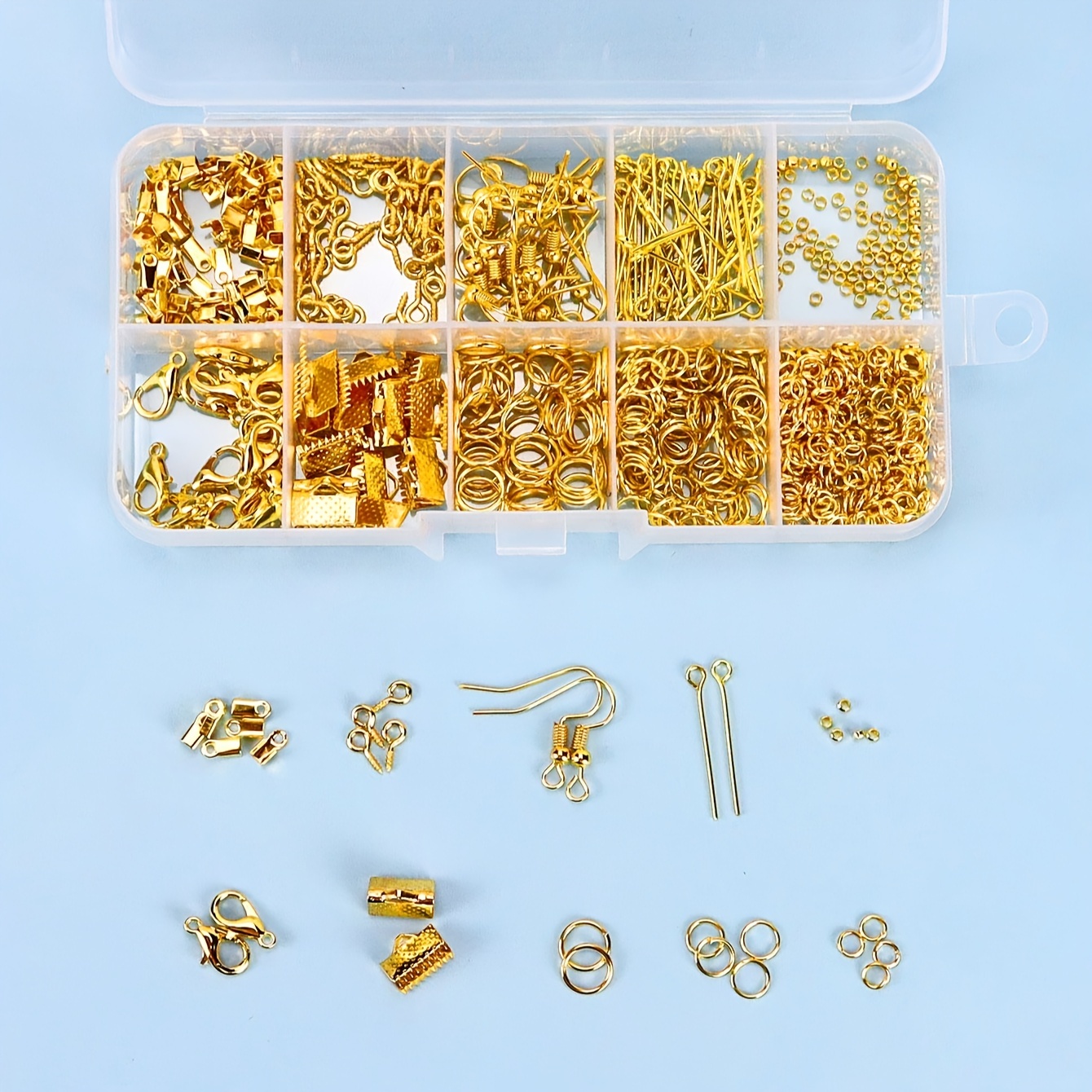1box Of Approximately 710pcs Diy Accessory Set For Jewelry Making