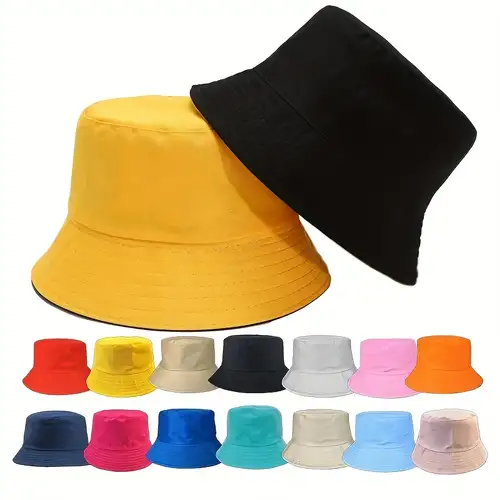Colorful Bottle Print Bucket Hat Reversible Hip Hop Candy - Temu