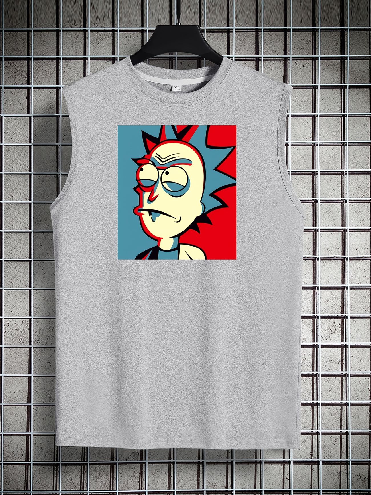 Men's Cartoon Printed Graphic Tank Tops Crew Neck Sleeveless Workout Shirts  Spring And Summer - Clothing, Shoes & Jewelry - Temu