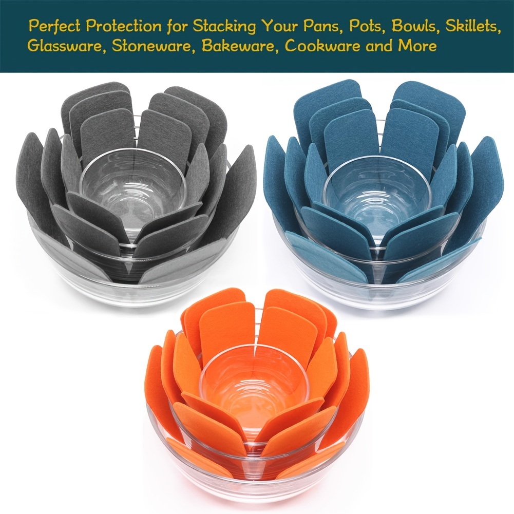 Pot And Pan Protectors 4 Different Sizes Cookware Protector - Temu