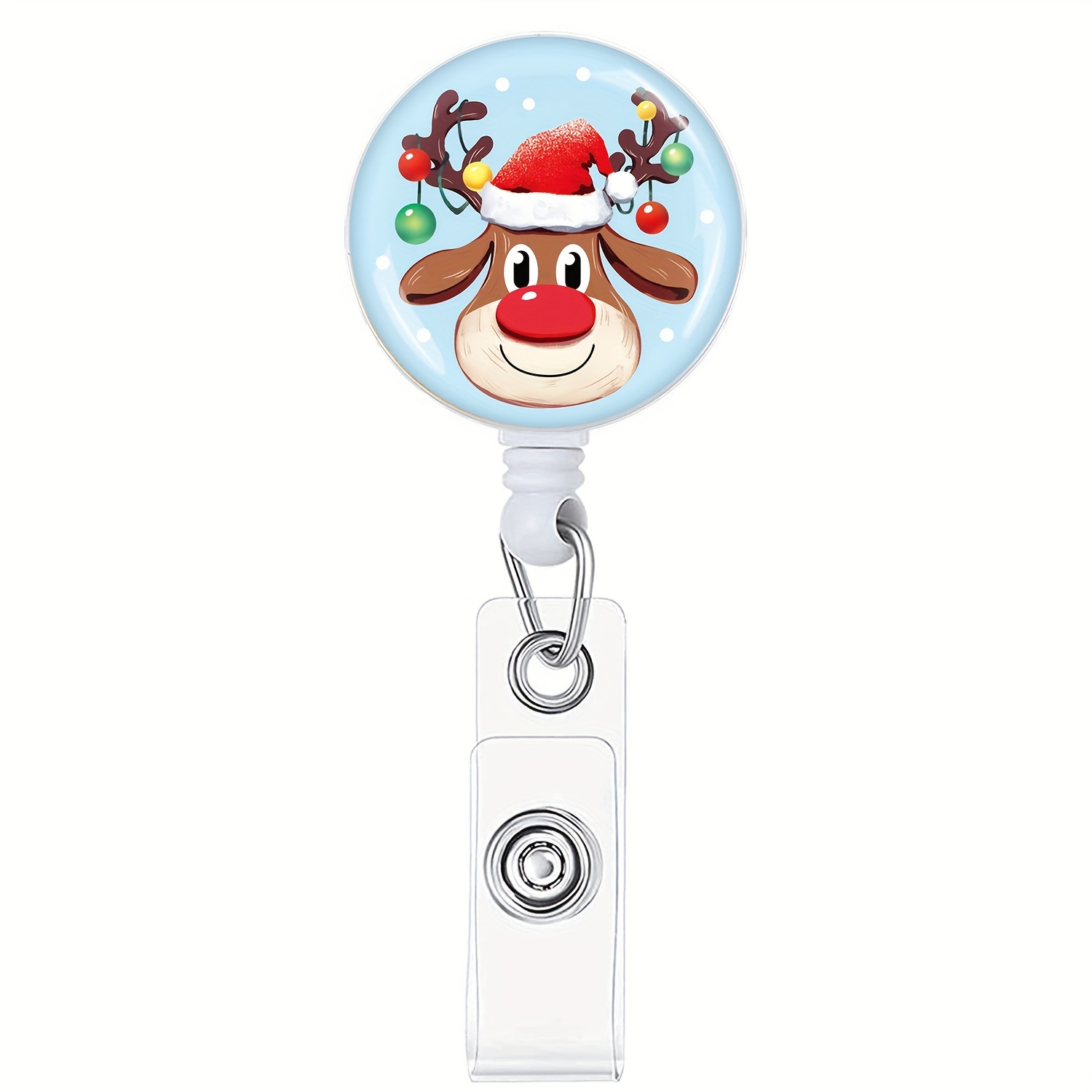  Badge Reels Holder Retractable ID Card with Alligator