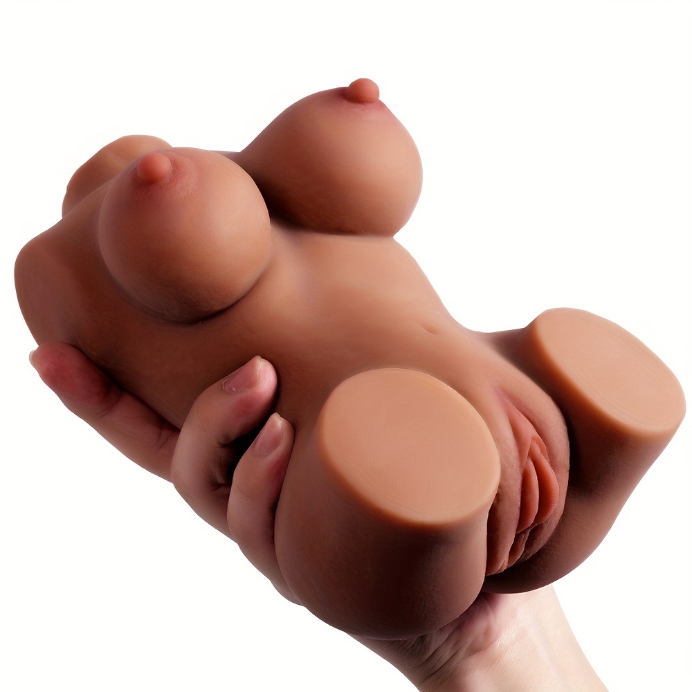 1pc Men's Masturbation Stroker, Half Body Doll Portable Realistic Pocket  Pussy Lifelike Vagina, Adults Sexy Supplies, Sex Toys