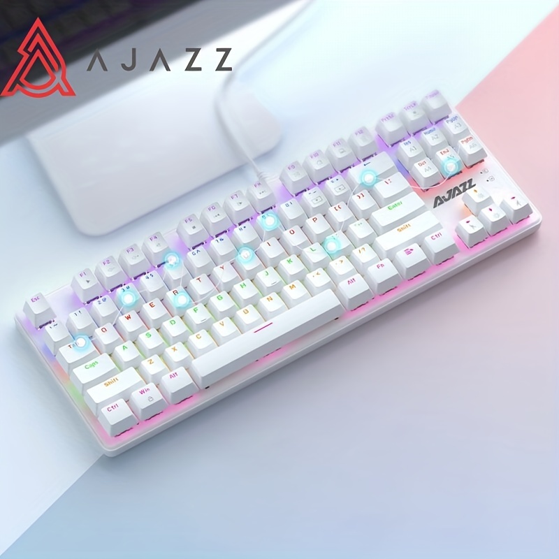 Ajazz Ak820 Pro RGB Mechanical Keyboard Tri-Mode Wireless Bluetooth 2.4G  Backlight Hot Swap Multifunctional Knob Gamer Keyboard - AliExpress