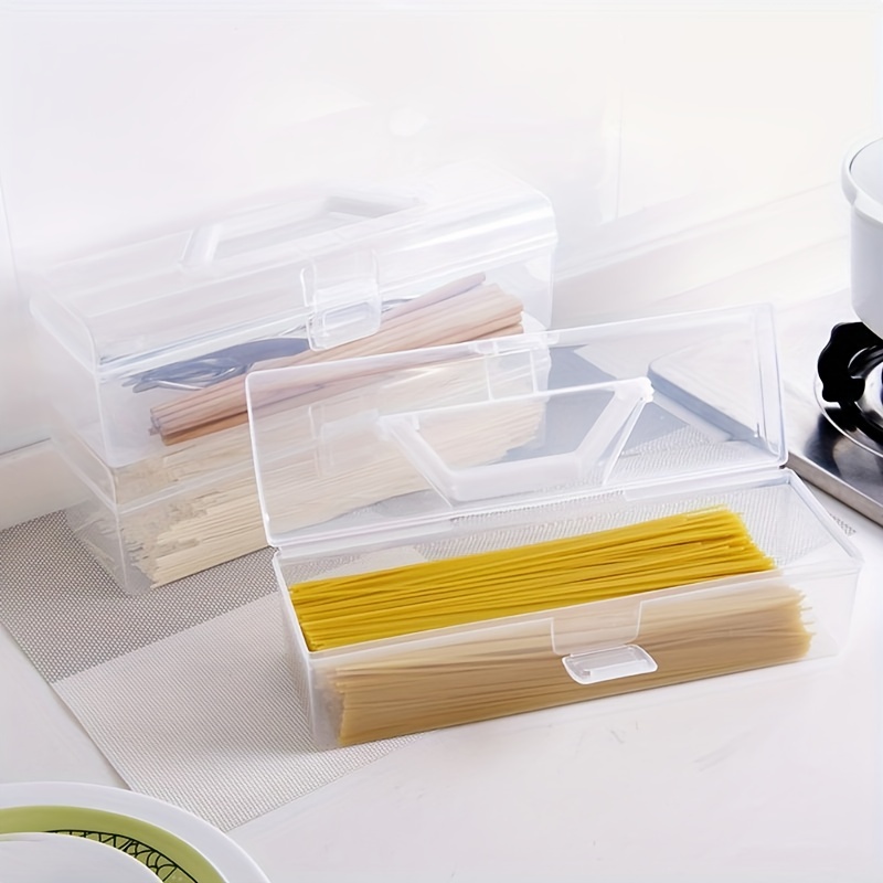 1 Contenitore Per Pasta Con Coperchio, Contenitori Per Alimenti Sigillati,  Contenitore Per Spaghetti In Plastica, Organizer Per Pasta, Organizzazione