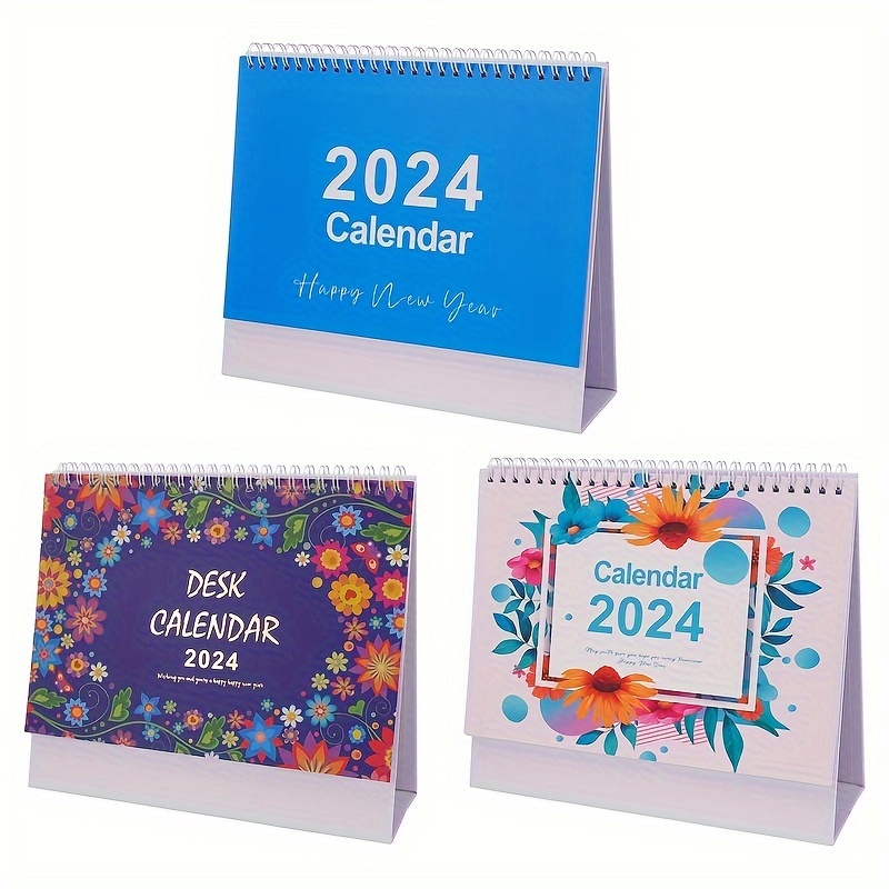 bureau calendrier 2024 ou mensuel hebdomadaire programme Nouveau