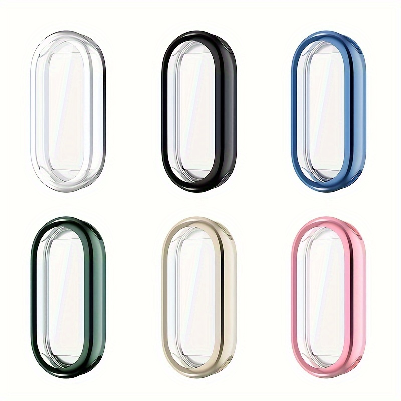 Soft Tpu Case Glass Xiaomi Mi Band 8 Tempered Glass Screen - Temu