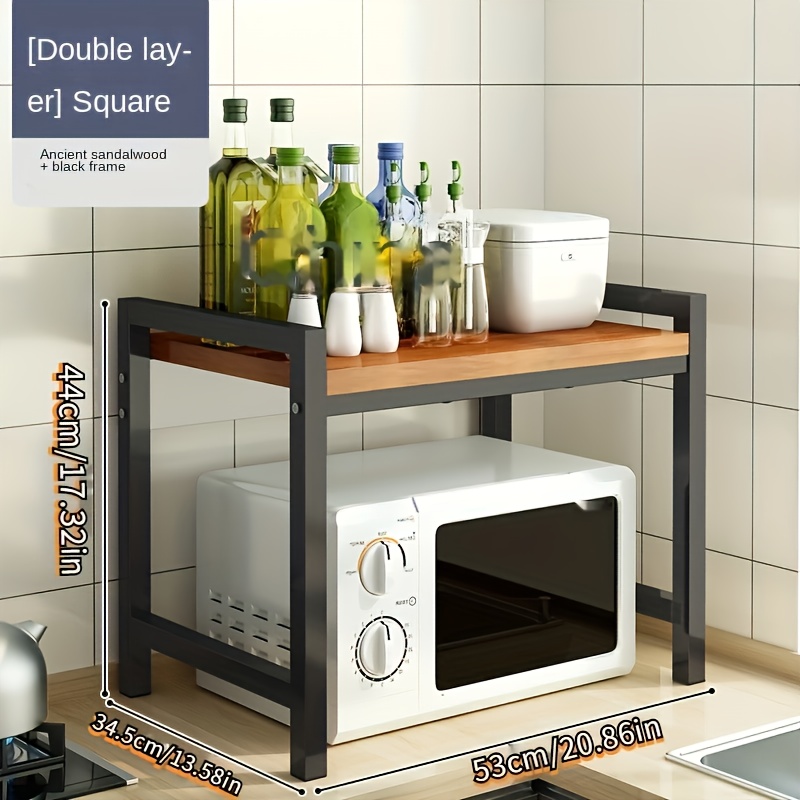 2 Layer Wooden Oven Stand