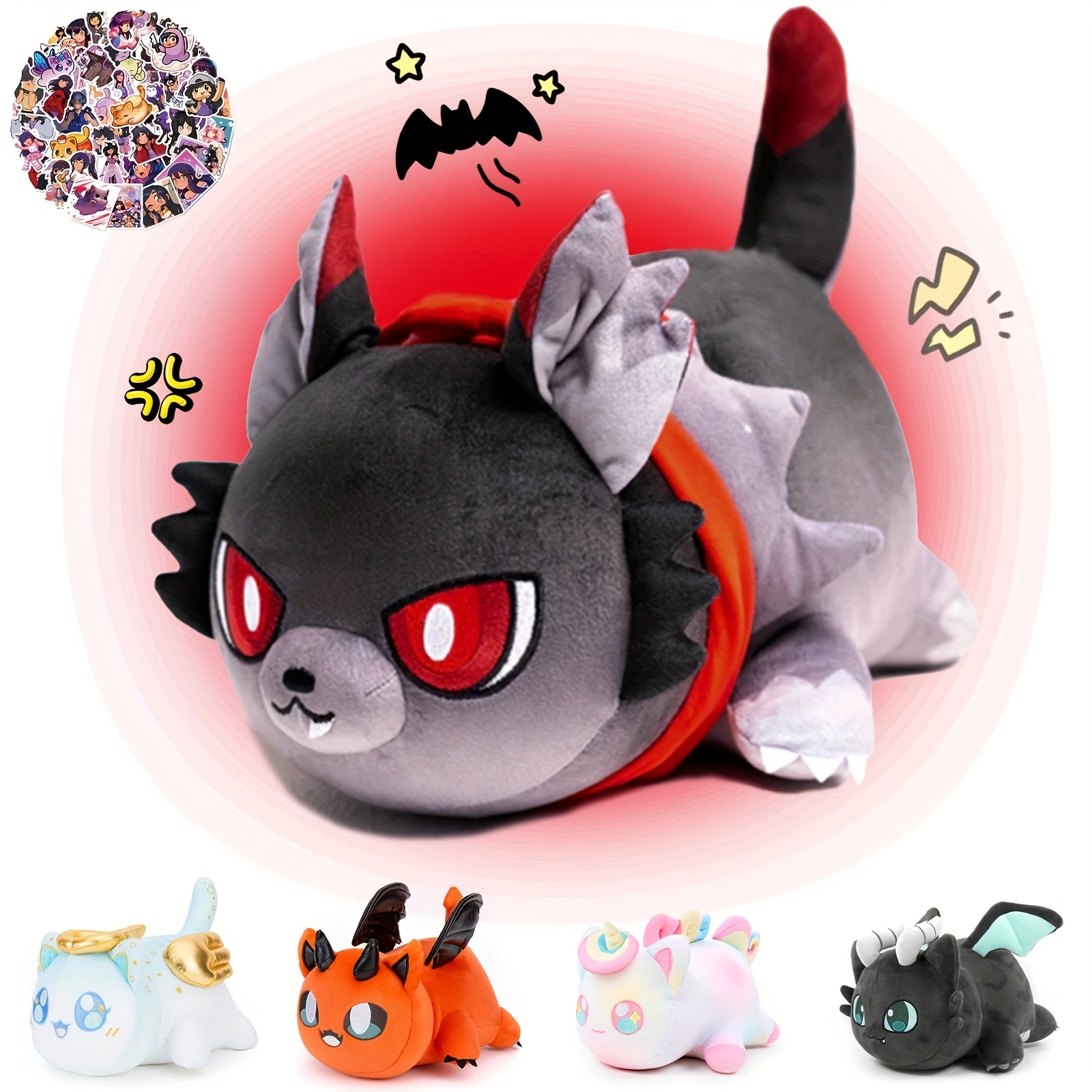 Xianreng Angel Cat Meemeows Cat Plushie, Aphmau Meemeows Cat Food