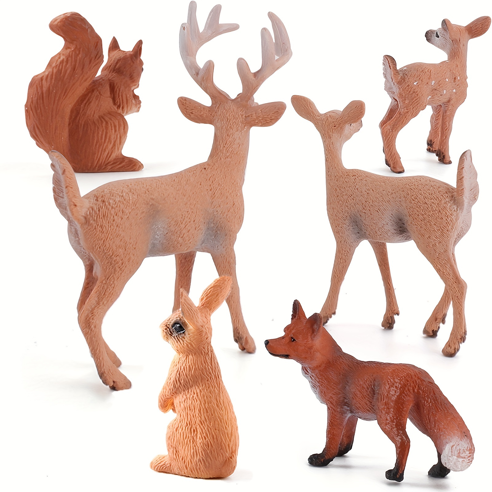 Small plastic hot sale woodland animals