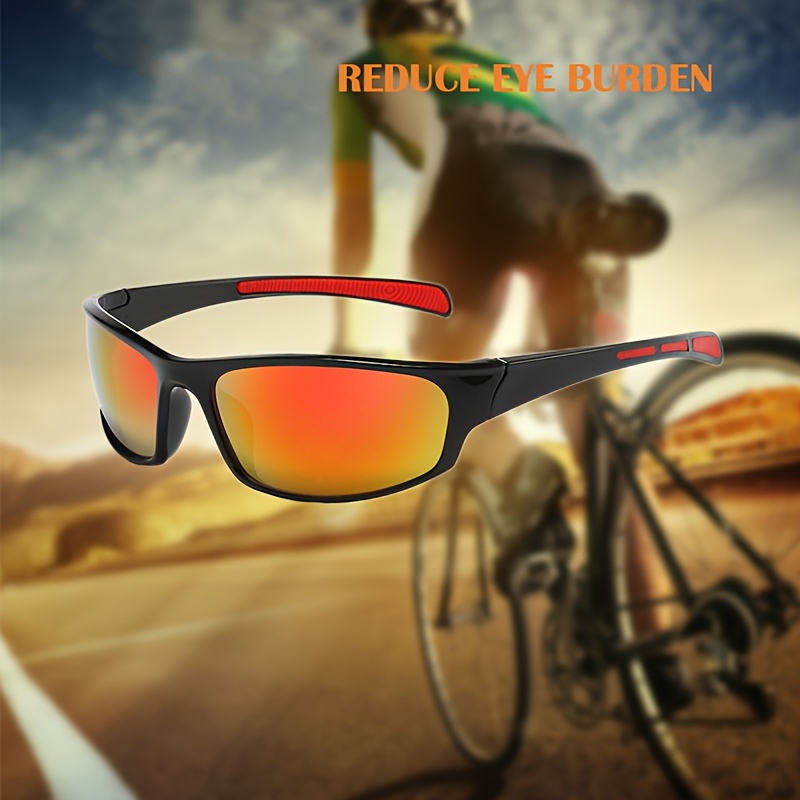Gafas de sol de ciclismo para hombre, lentes antiviento, protección para  bicicleta de montaña