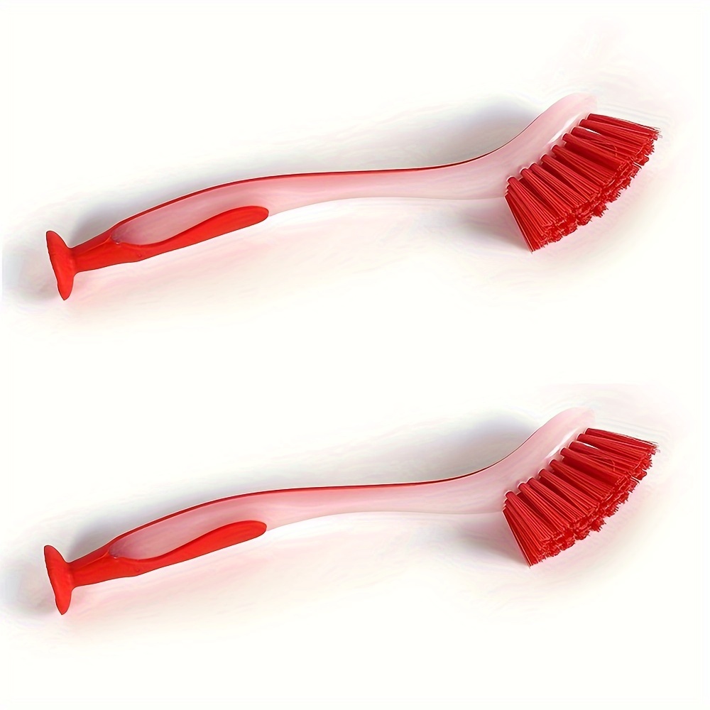 Long Handle Dishwashing Brush With Suction Cup for Kitchen - Temu