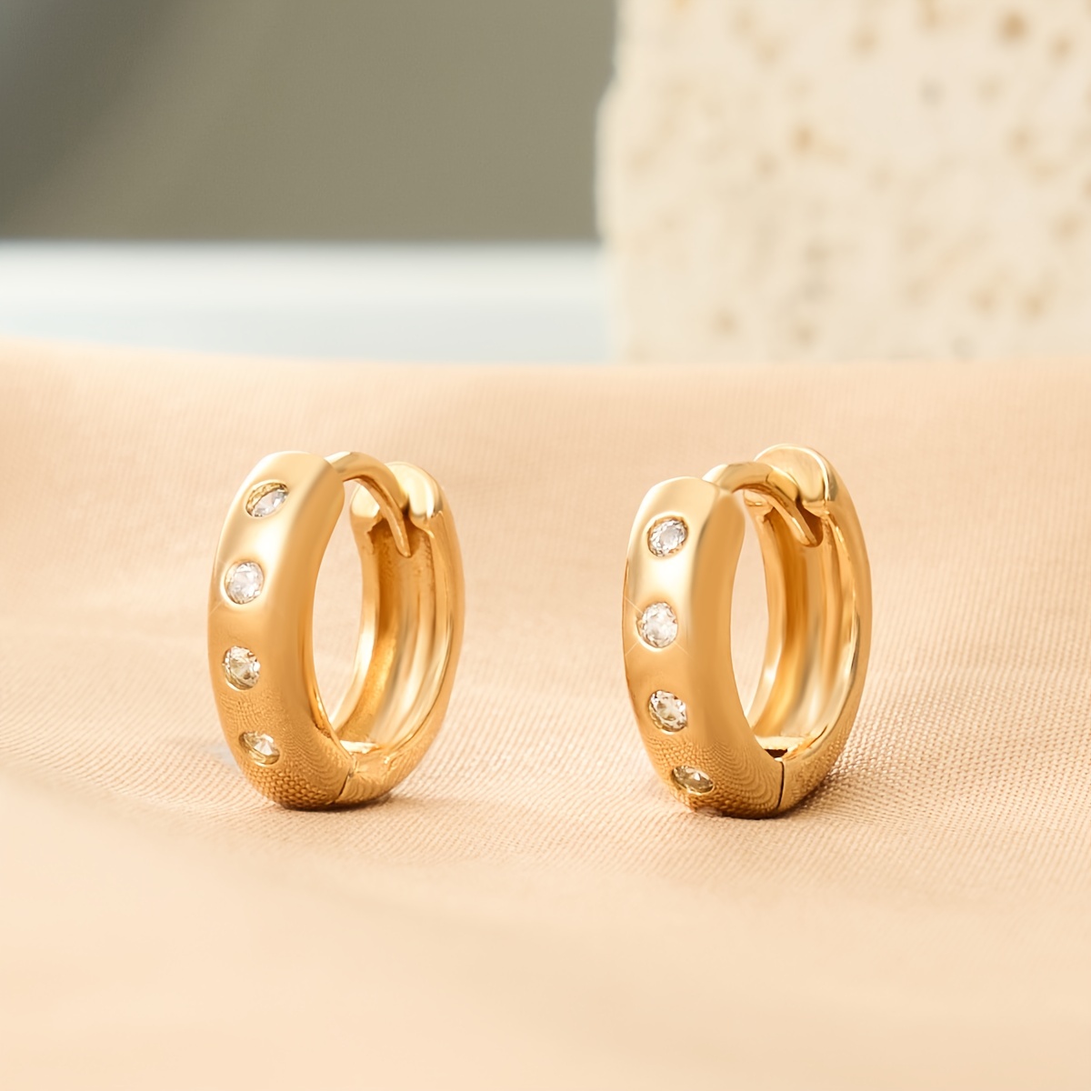 Hoop earrings - gold - men - 5 products