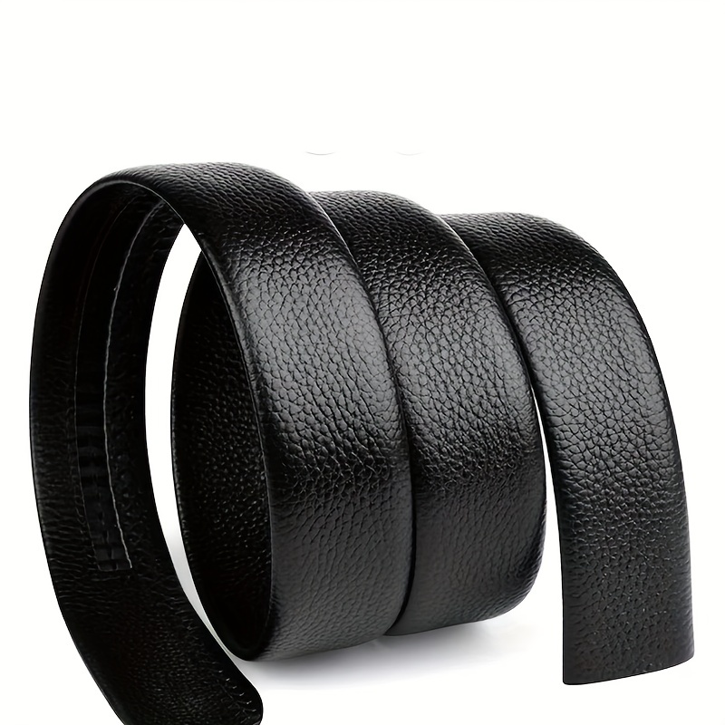 Men's Leather Automatic Buckle Belt for Car