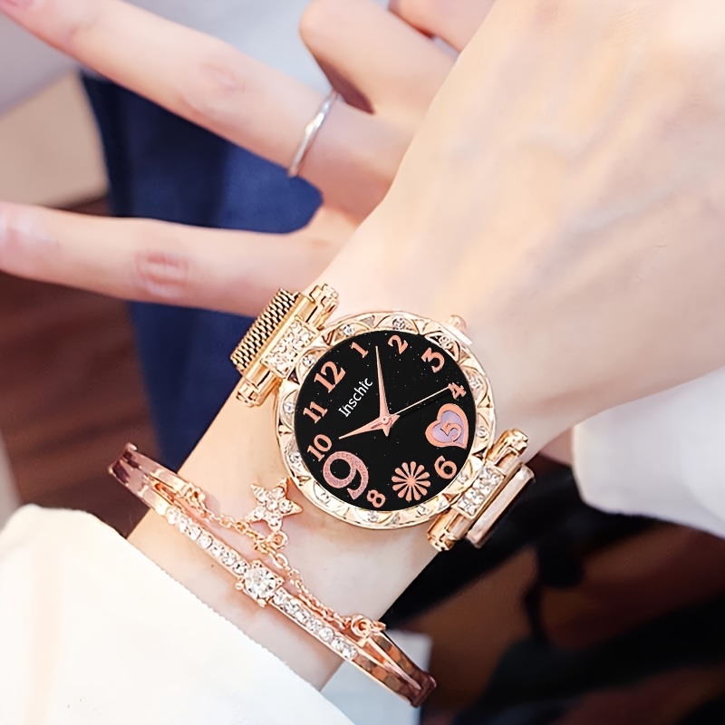  Bracelet Watch Elegant Women Wrist Watch Jewelry and
