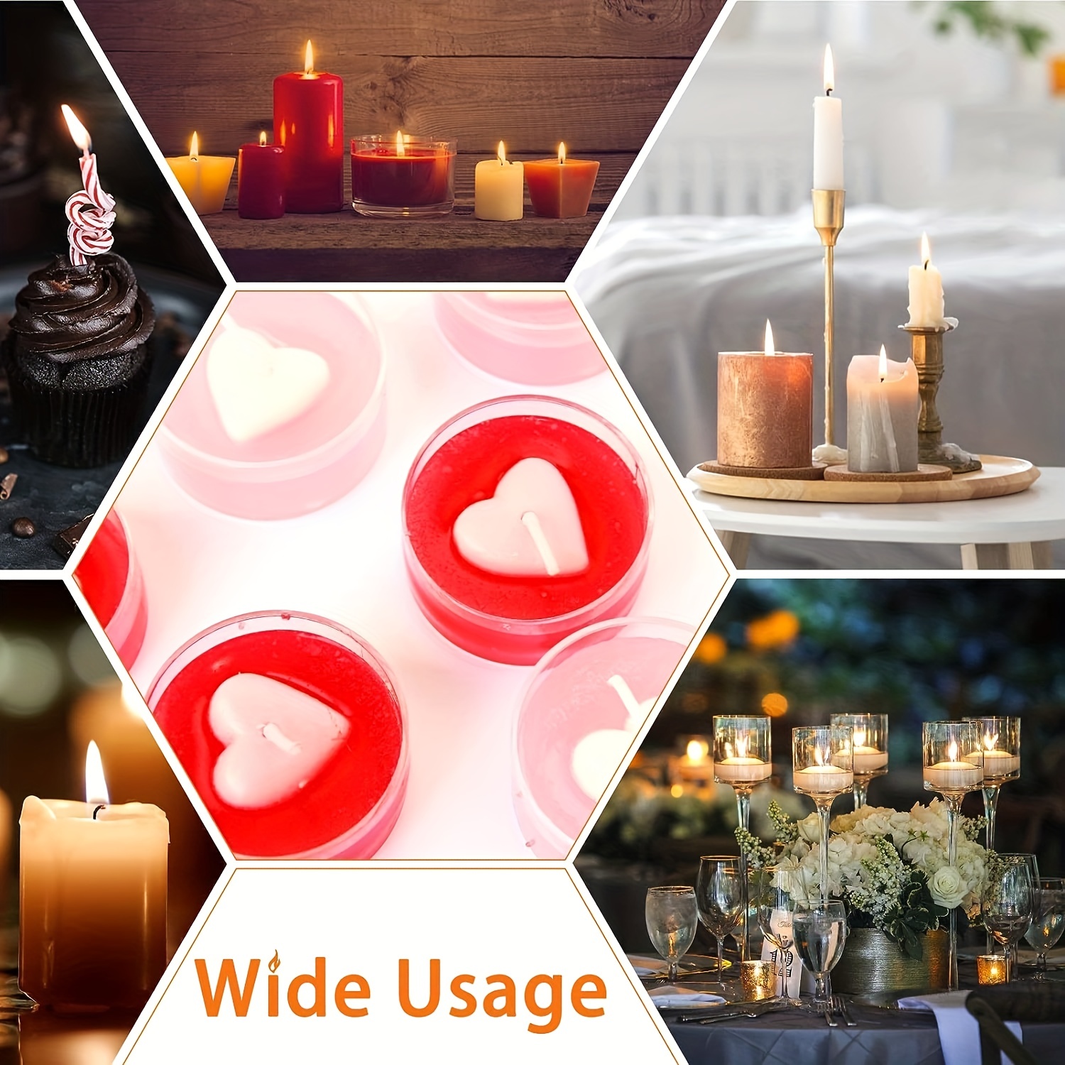 Candle Wicks 100 Pcs 6 inch with 30Pcs Candle Wick Stickers and 10 Pcs  Wooden Candle Wick Centering Device for Soy Beeswax Candle Making and  Candle