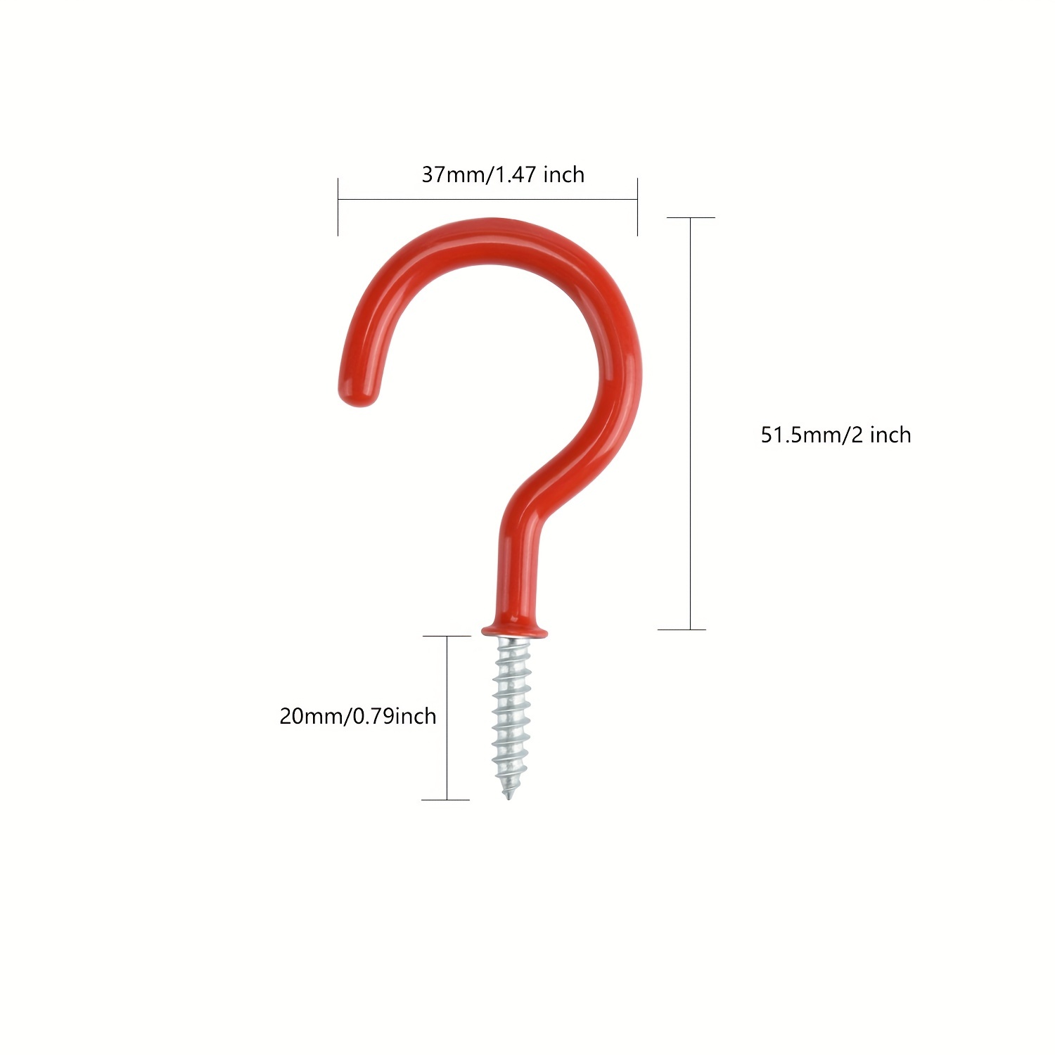 Screw Hooks For Screwing Ceiling Hooks Stainless Steel For - Temu