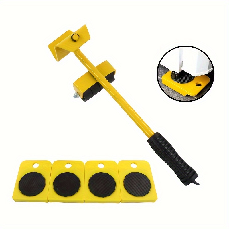 Furniture Lifter Rollers Gravity Heavy Furniture Appliance Lifter Mobile  Mover Sliders Dolly Rollers Arm Tool Set
