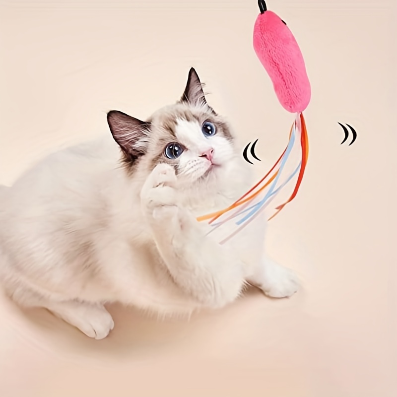 Pet Cat Toy Fish Design Replacement Cat Stick Cat Stuffed - Temu