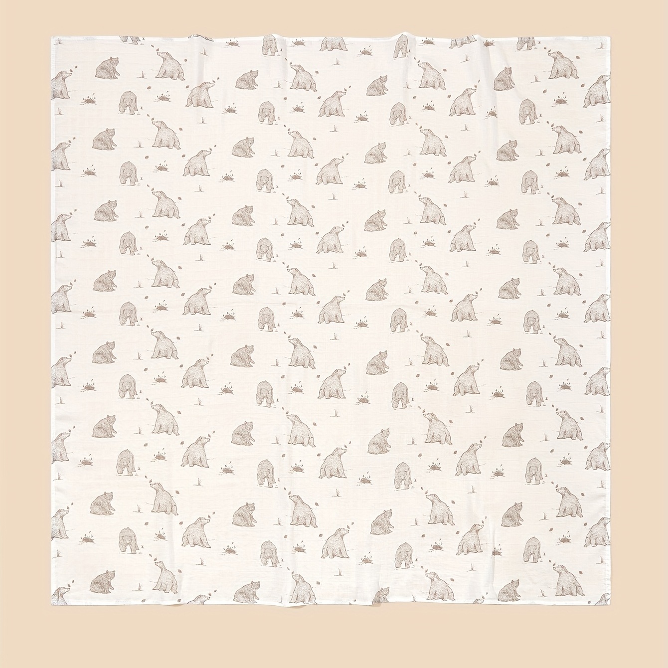 Newborn Bamboo Cotton Cartoon Printing Swaddle Blanket