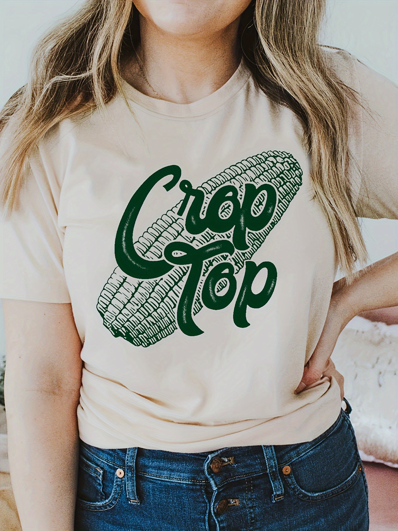 Camisas Lindas Mujeres Crop Tops - Temu