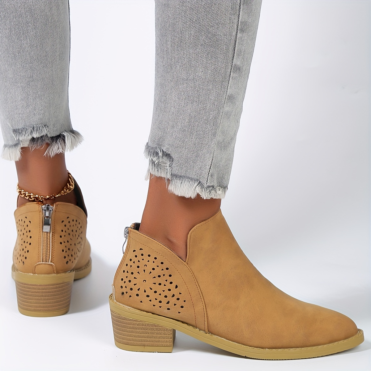 Cut out ankle outlet boots australia