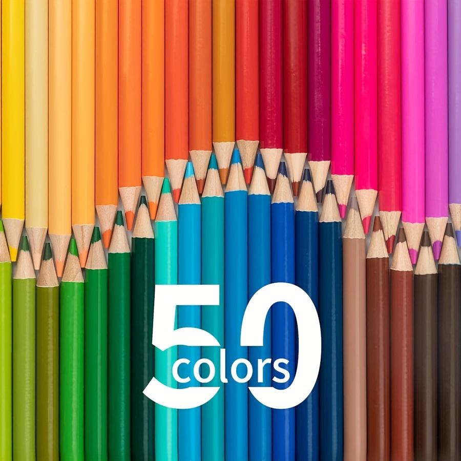 50 Colori 72 Colori Set Matite Colorate A Base Olio Arte - Temu Italy