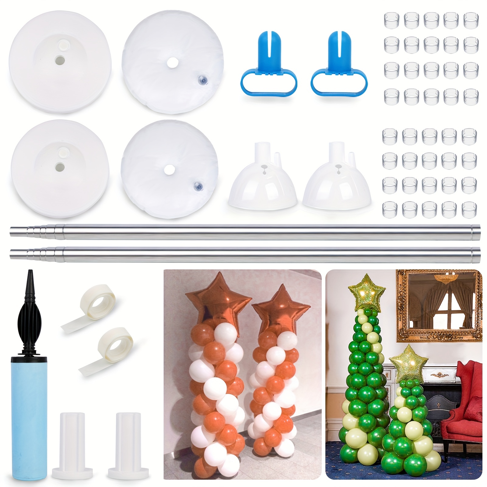 Metal balloon column kit adjustable arch balloon column temu