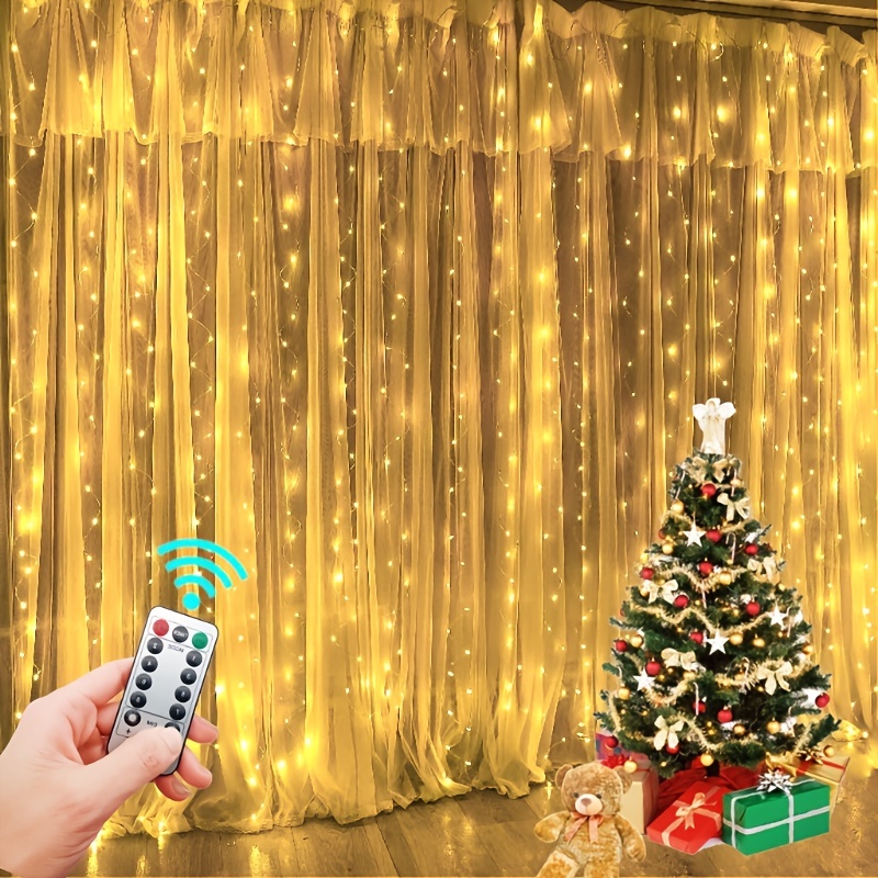 1pc Décorations de Noël Lumières d'extérieur, Guirlande lumineuse LED  Guirlande lumineuse extérieure Guirlande lumineuse sur