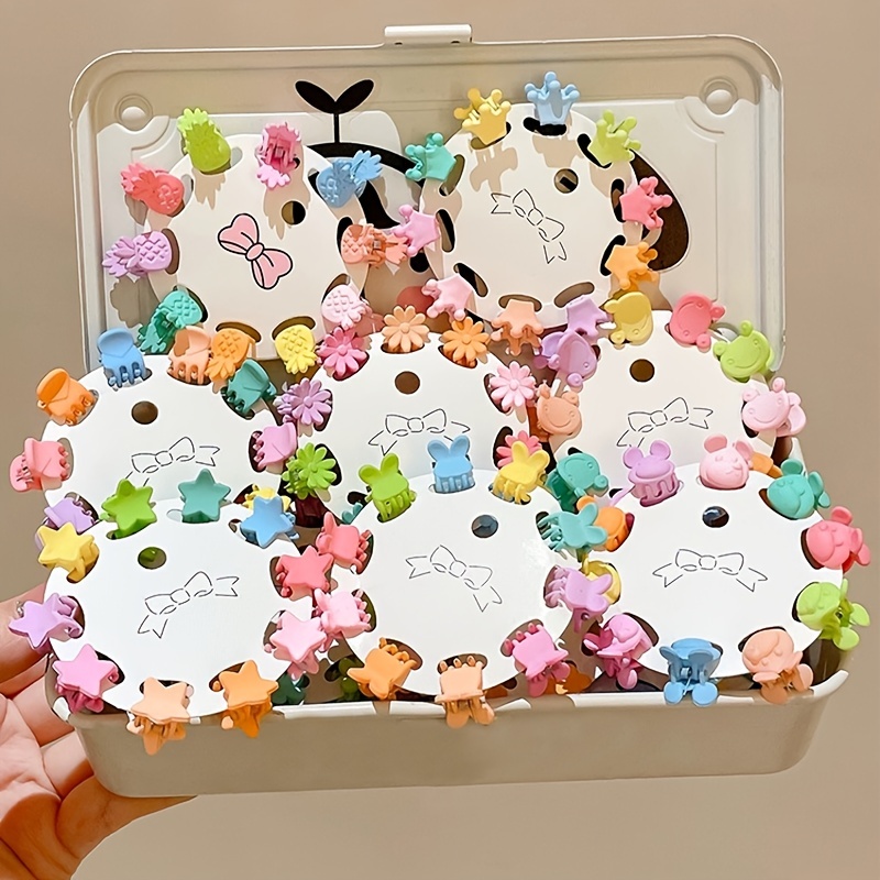 50 Piezas 5 Diseños Mini Clips Cabello Niña. Lindos Colores Brillantes  Decorar Fiestas. Pinza Pelo Antideslizante Accesorios Cabello, Elección  Ideal Regalos - Juguetes - Temu