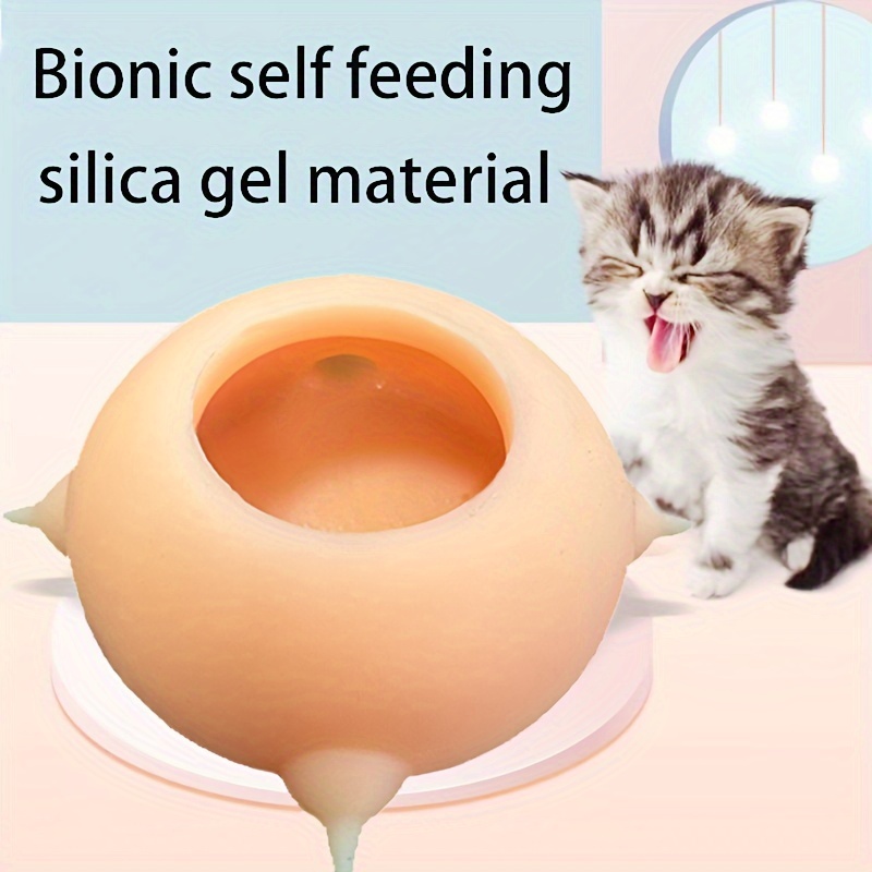 Nursing Milk Bottle Pet Silicone Pet Bionic Self Feeding Temu