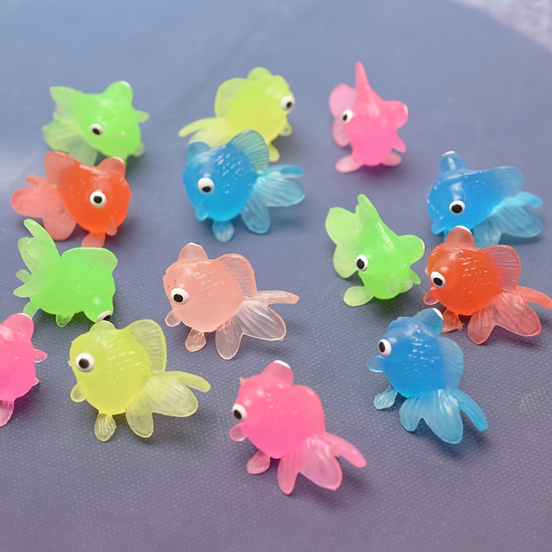 10pcs Multicolore Simulation Caoutchouc Poisson Rouge Jouet - Temu Canada