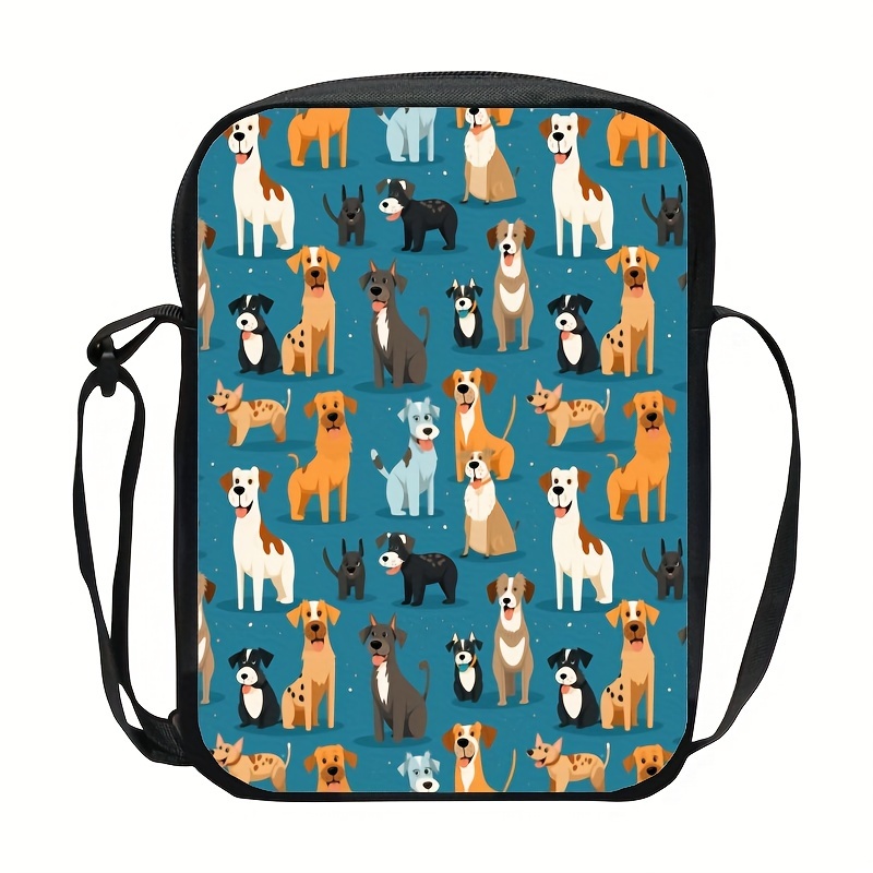 Dog print crossbody online bag