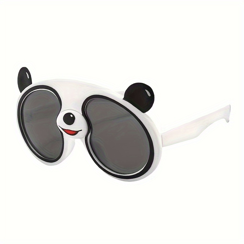 Trendy Cute Teens Sunglasses, Panda Design Frame Sunglasses, for Boys Girls Outdoor Decors Photography Props,Temu