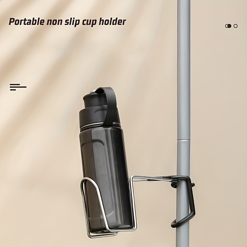 Outdoor Stainless Steel Cup Holder & Lamp Holder