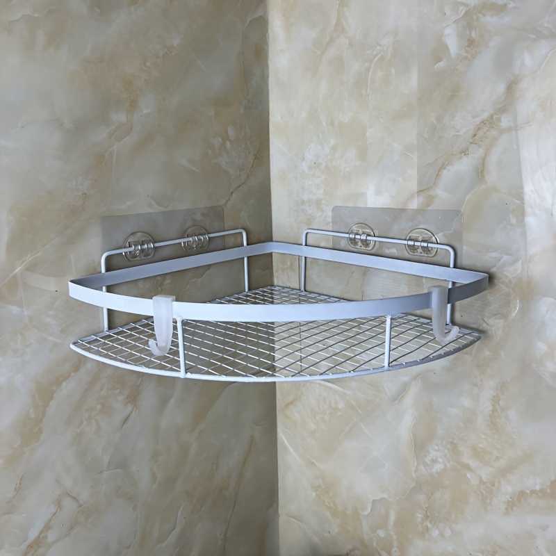 1pc Triangle Wall Mounted Kitchen Storage Rack Bathroom - Temu Denmark