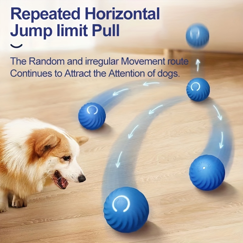 

1pc Dog Smart Bouncing Ball, Automatic Rolling Ball Dog/cat Toy Perfect For Interactive Fun!
