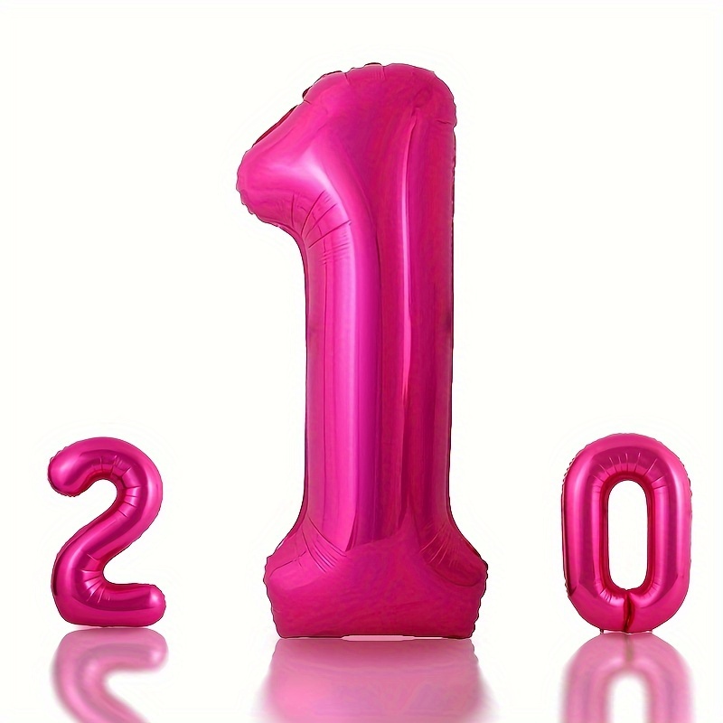 40 Compleanno Scintillante Multi-Balloon Rosa (32”)