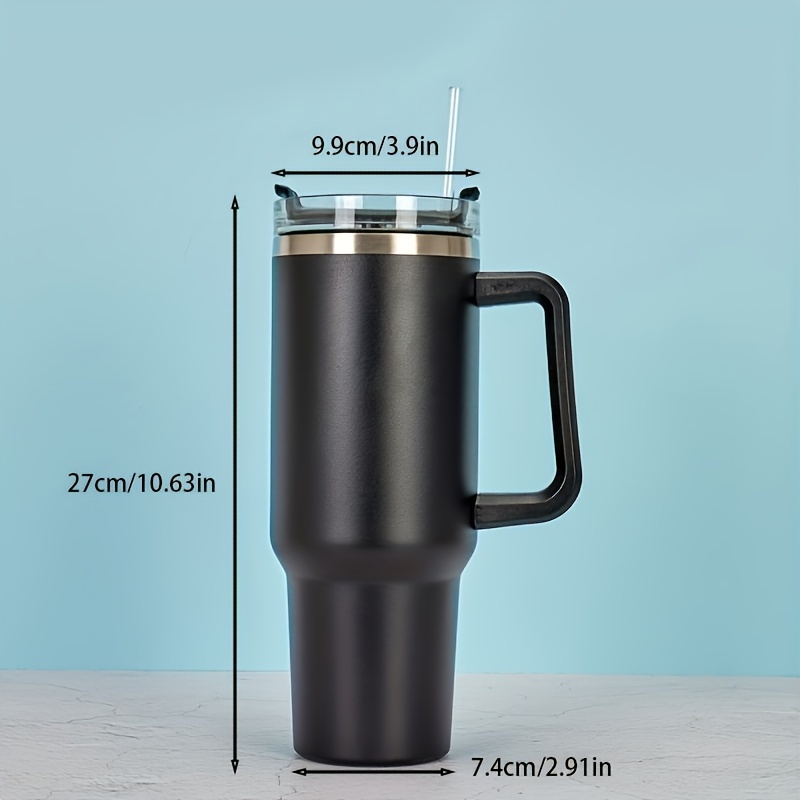 Tumbler With Lid And Straw, Stanly Cup, Heavy Duty Thermal Water Bottle,  Stainless Steel Heat And Cold Insulation Water Cups, Portable Drinking  Cups, Summer Drinkware, Travel Accessories, Home Kitchen Items, Birthday  Gifts 