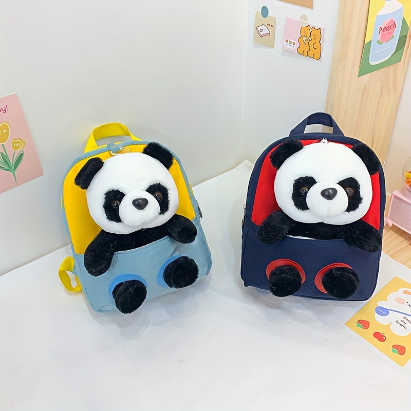 Mochila Linda Niños Panda Removible Adecuada Niños Niñas 3 - Temu
