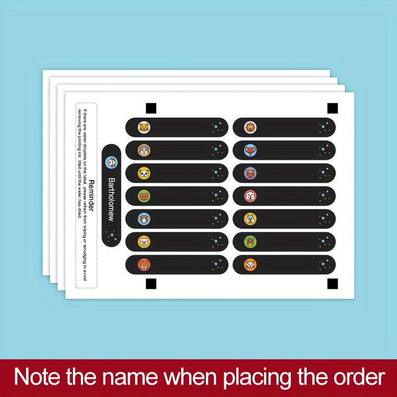 School Labels Pack  Personalized Back to School Labels & Name