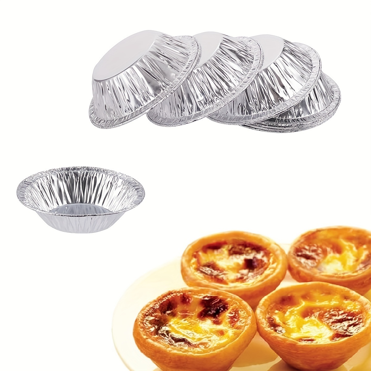Aluminum Foil Square Mini Pans/disposable Baking Tart - Temu